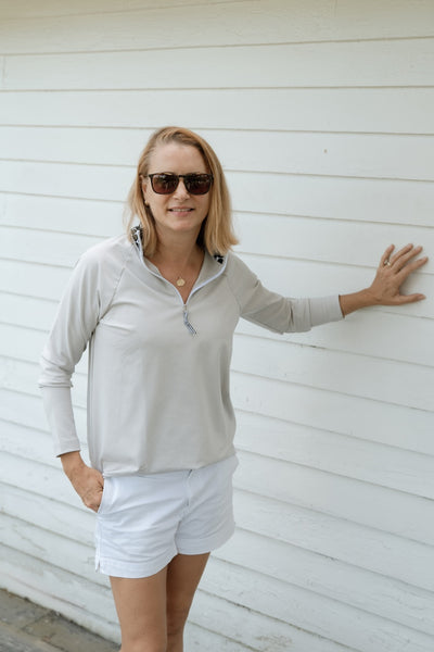 Janet 1/4 Zip Pullover w SPF 40 (SPF08)