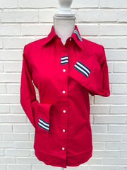 Sweet Caroline 3/4 Sleeve Ribbon Shirt (SC04)