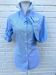 Casie2 Blue Oxford Shirt (Casie2 35)