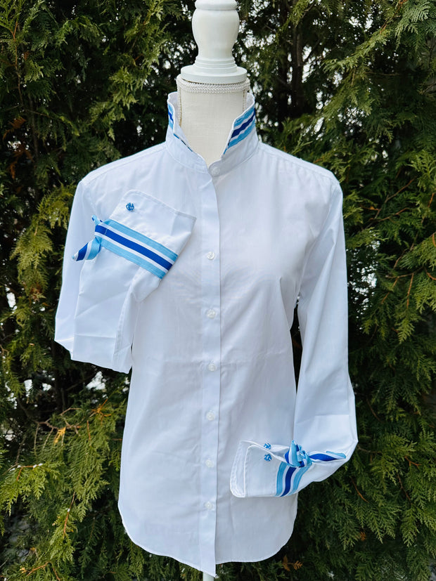 Audrey Ribbon French Cuff Shirt (RFC39)