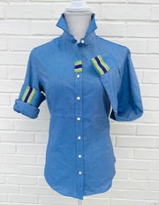 Casie2 Navy Oxford Shirt (Casie2 37)