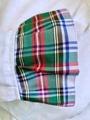 Dionne Holiday Plaid Ribbon Shirt - (HR04)